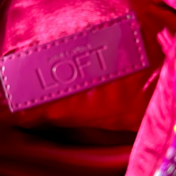 Ann Taylor Pink Sequined clutch - Picture 5 of 6